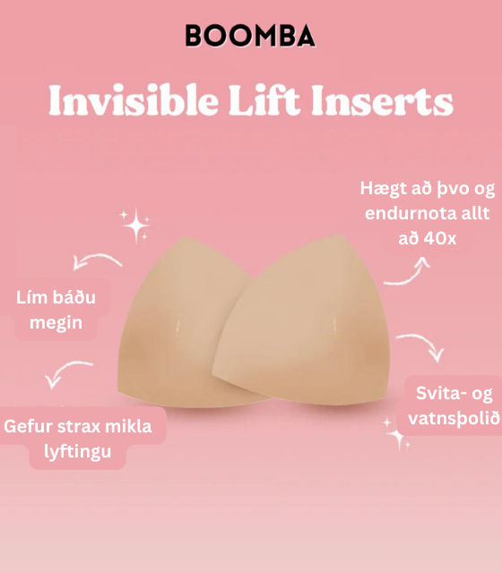 boomba INVISIBLE LIFT inserts púðar