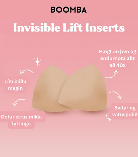 boomba INVISIBLE LIFT inserts púðar